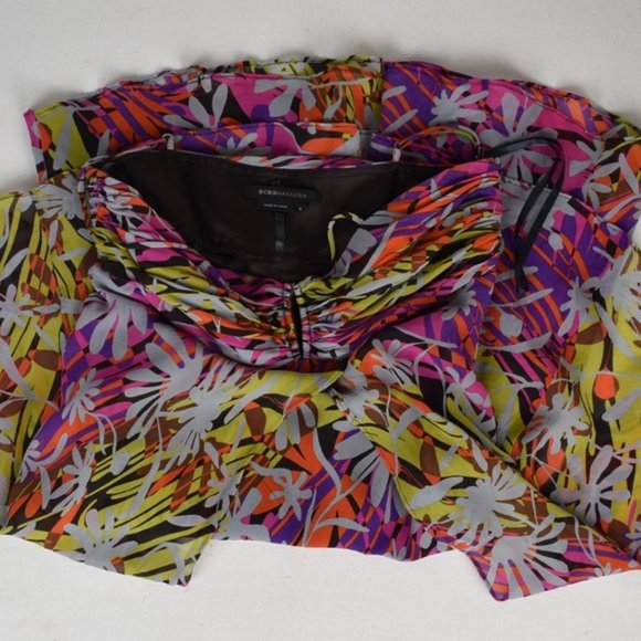 BCBGMAXAZRIA Silk Halter Dress - Picture 5 of 7